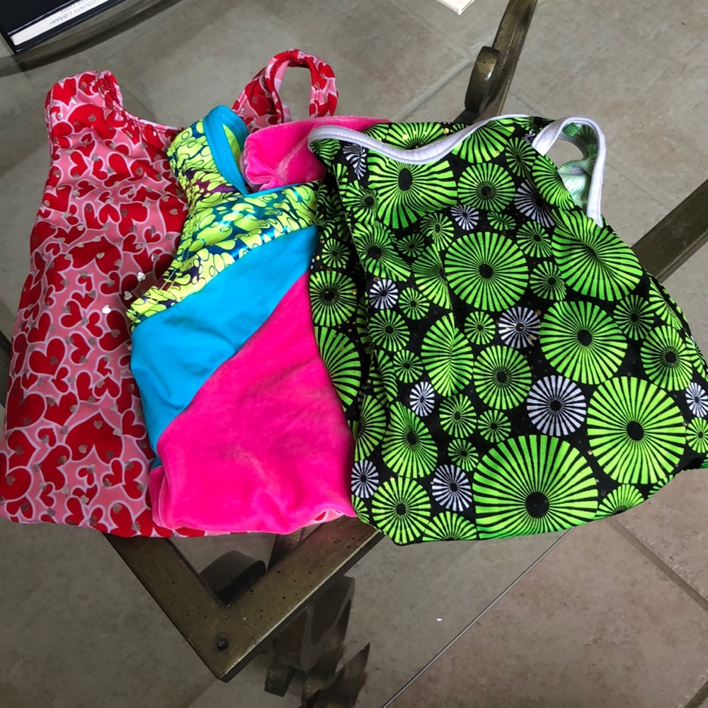 3 Assorted Elite Sportswear (GK) Leotards